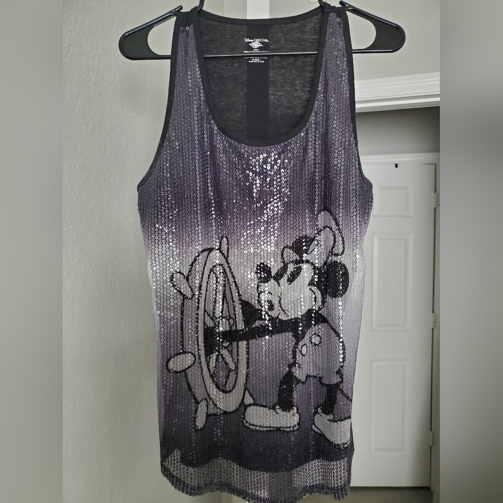 Steamboat Willie Mickey Mouse tank top ☆Disney Cruise Line☆